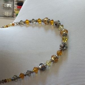 Vintage handmade beaded necklace